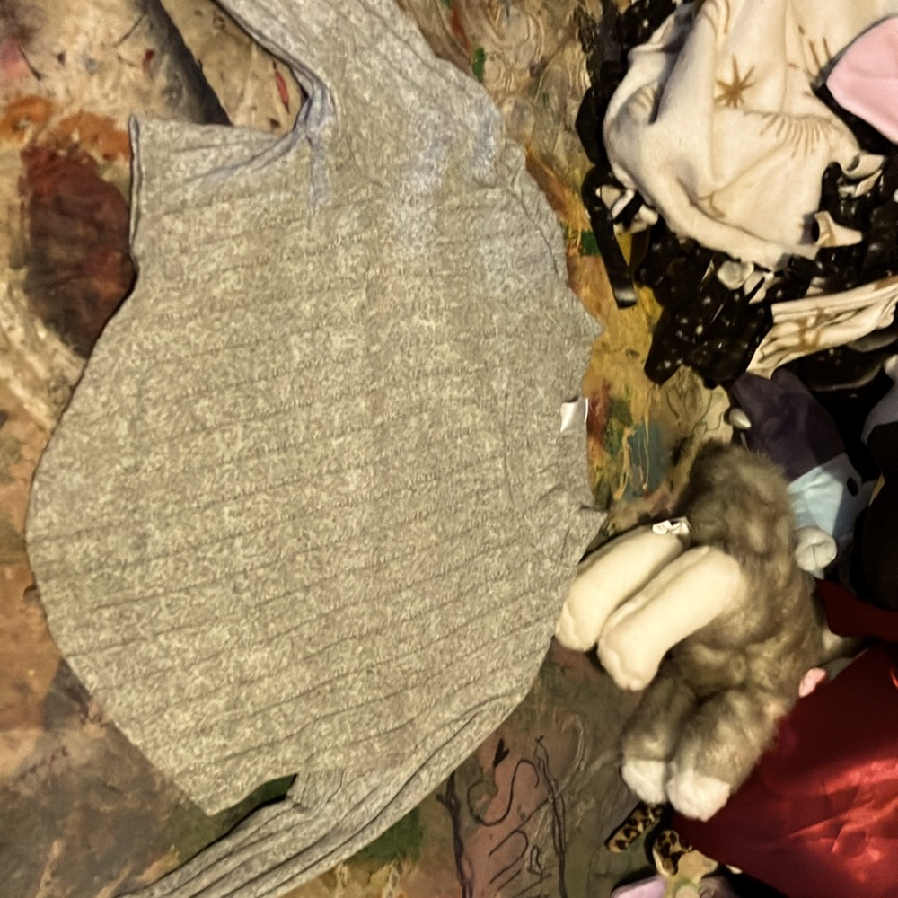 Elegant Gray Women's Crop Top